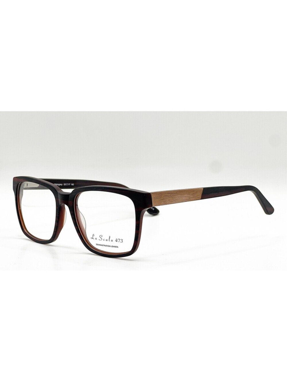 La Scala 473 Mahogany Authentic Eyeglasses 53-17-140